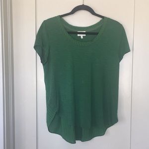 Anthropologie Deletta green shirt